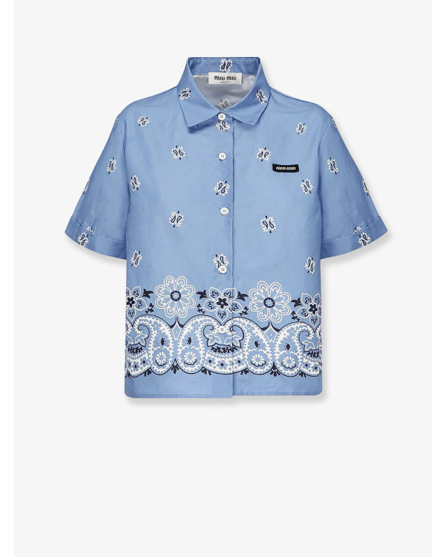 [Miu Miu] Shirts Short Sleeve SS26 MK1951SOOO17XXF061M