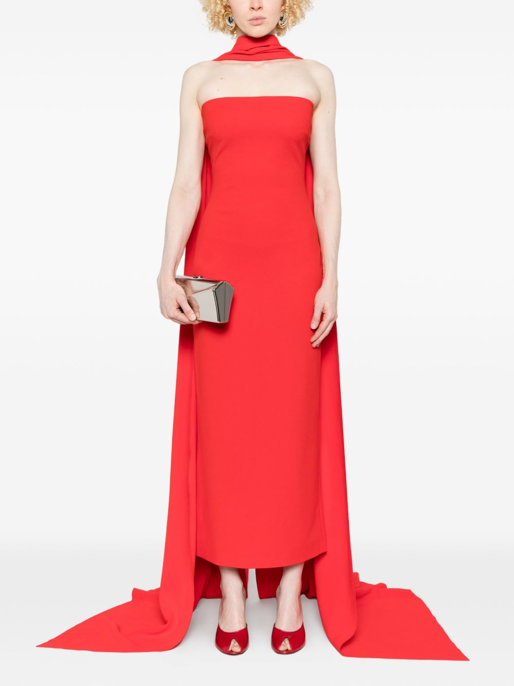 [Solace London] Sleeveless dress SS26 OS47049RED