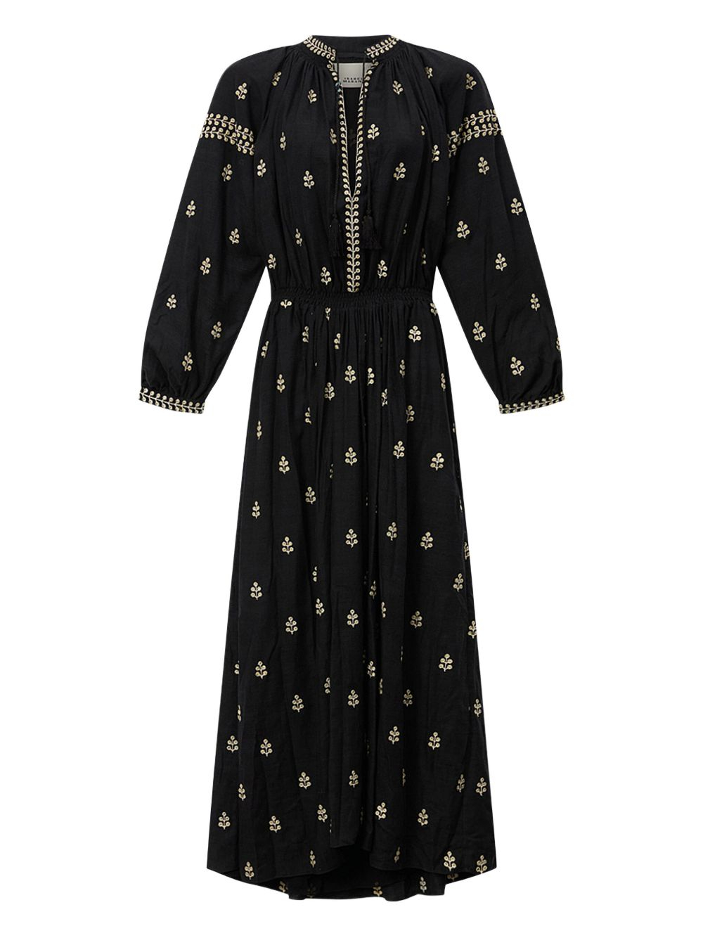 [Isabel Marant] Long sleeve dress SS26 RO1027FA-D1J12I01BK