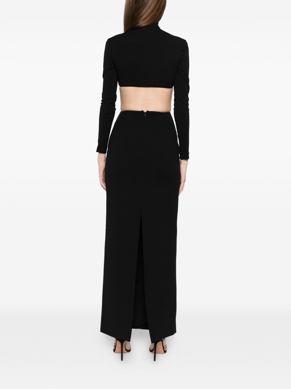 [Solace London] Long sleeve dress SS26 OS46036BLACK