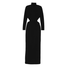 [Solace London] Long sleeve dress SS26 OS46036BLACK