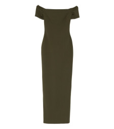 [Solace London] Sleeveless dress SS26 OS46026DARKOLIVE
