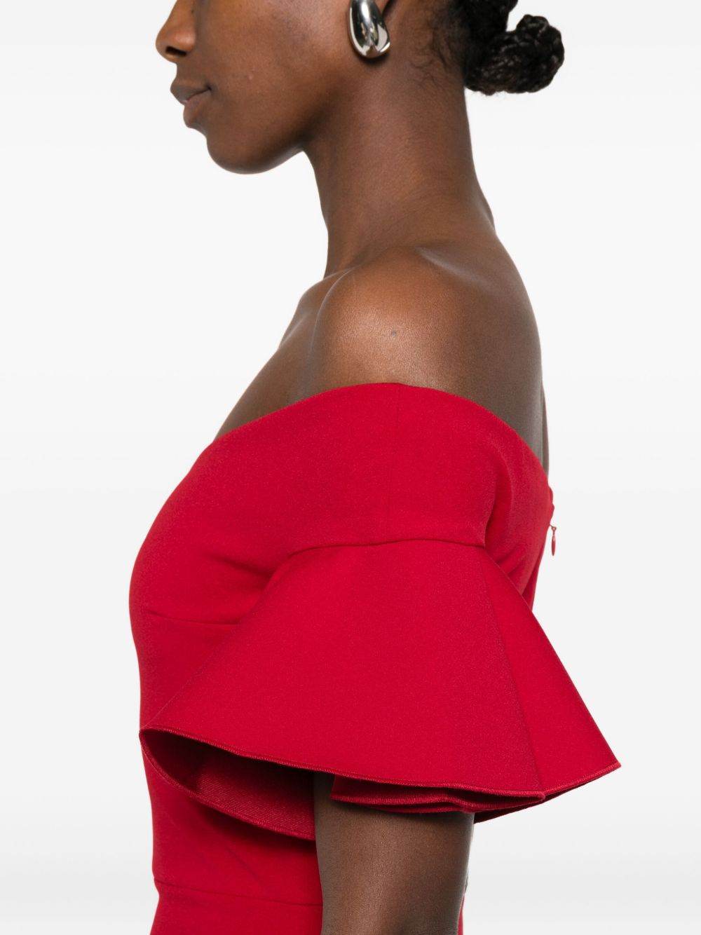 [Solace London] Sleeveless dress SS26 OS46003RED