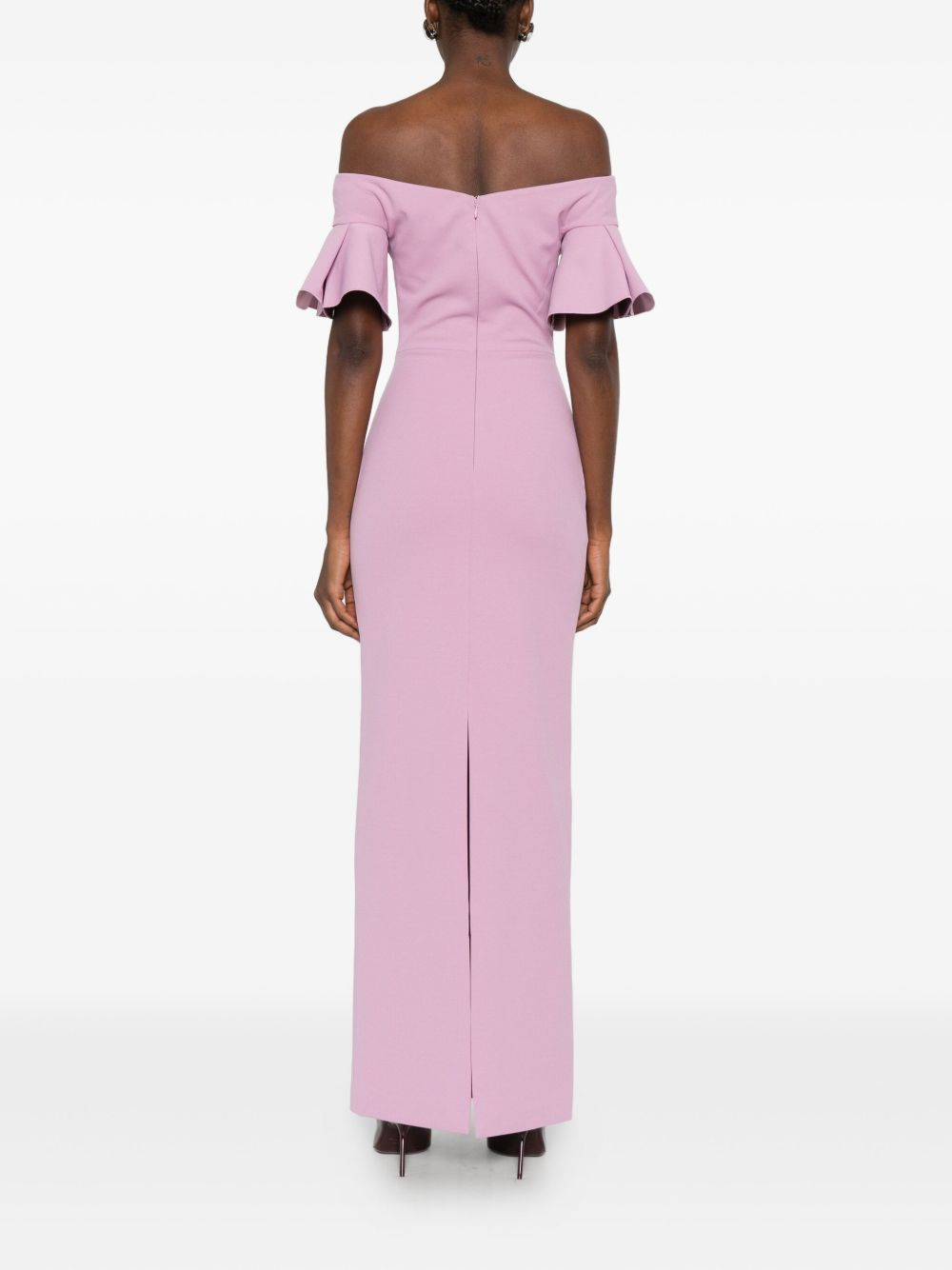 [Solace London] Short sleeve dress SS26 OS46003WISTERIA