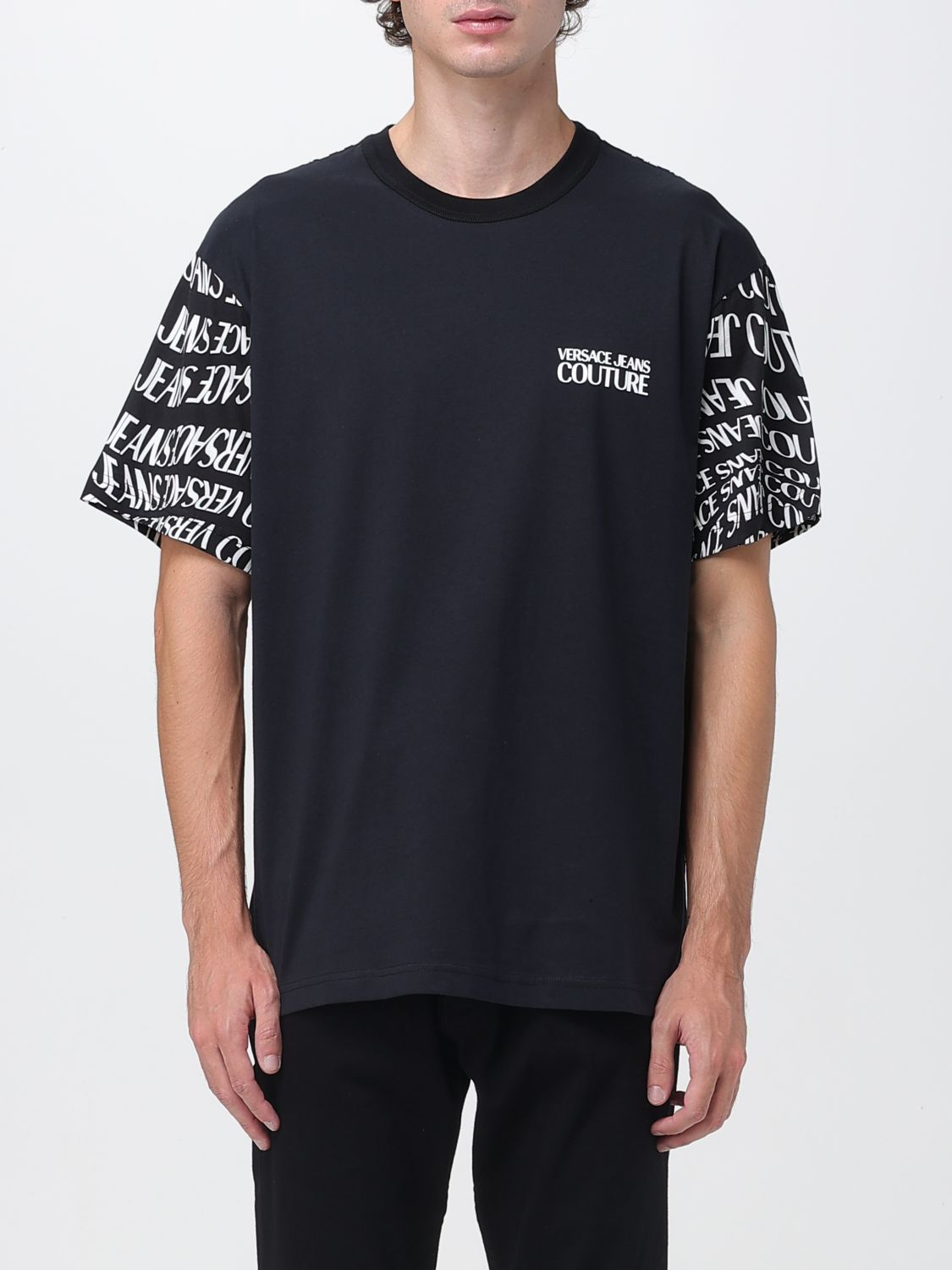 [VERSACE JEANS COUTURE] T-shirts Short Sleeve FW25 79GAH6R1JS513 899