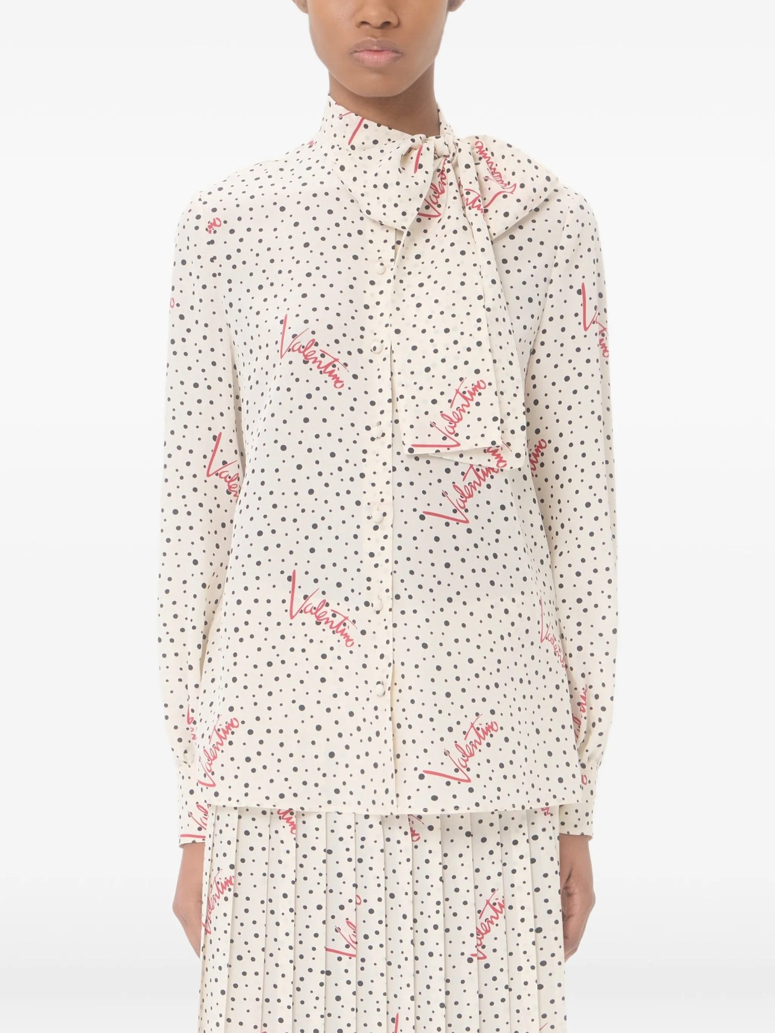 [Valentino Garavani] Shirts Long Sleeve FW26 9B3AB8N0A9N3G5