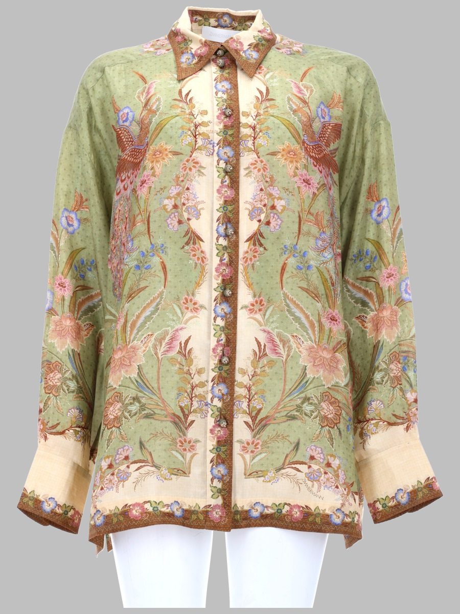 [Zimmermann] Shirts Long Sleeve FW26 8686TSS262_KHSF