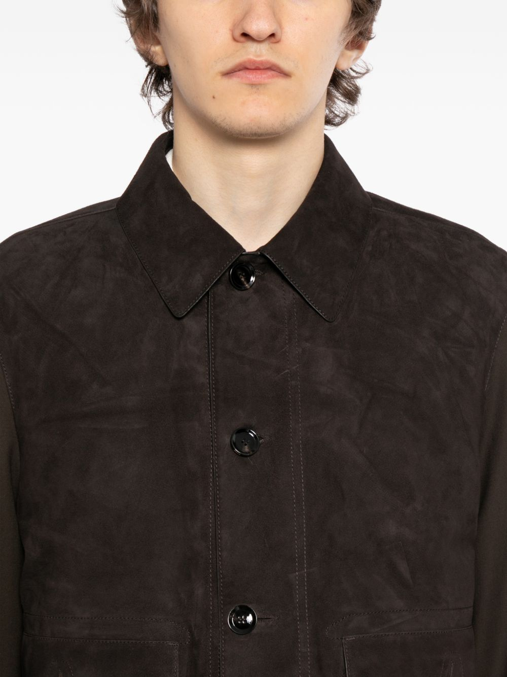 [BRIONI] Leather Jacket SS26 PLCR0LPD7092121