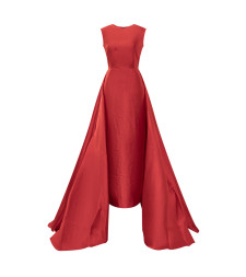 [Solace London] Sleeveless dress FW25 OS44022 RED