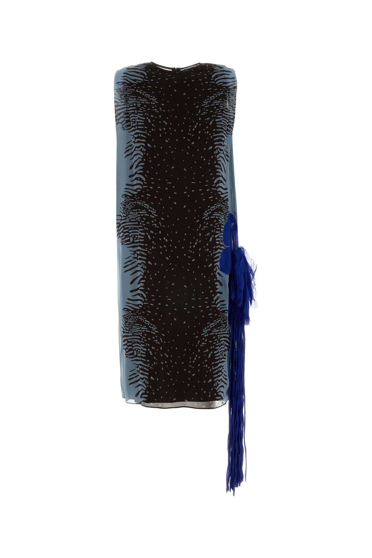 [Salvatore Ferragamo] Sleeveless dress SS26 13I357793476 BLU