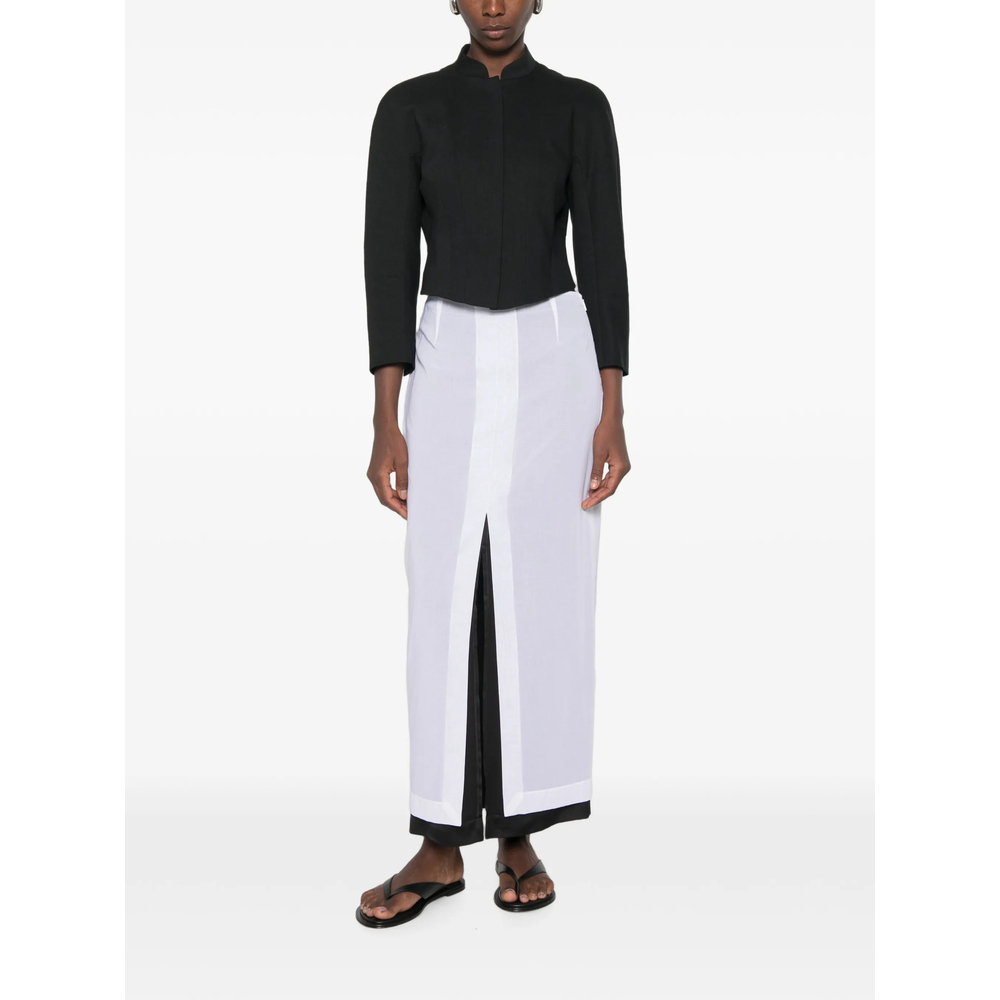 [THE ROW] Long skirt FW26 11040 W5065 WHT