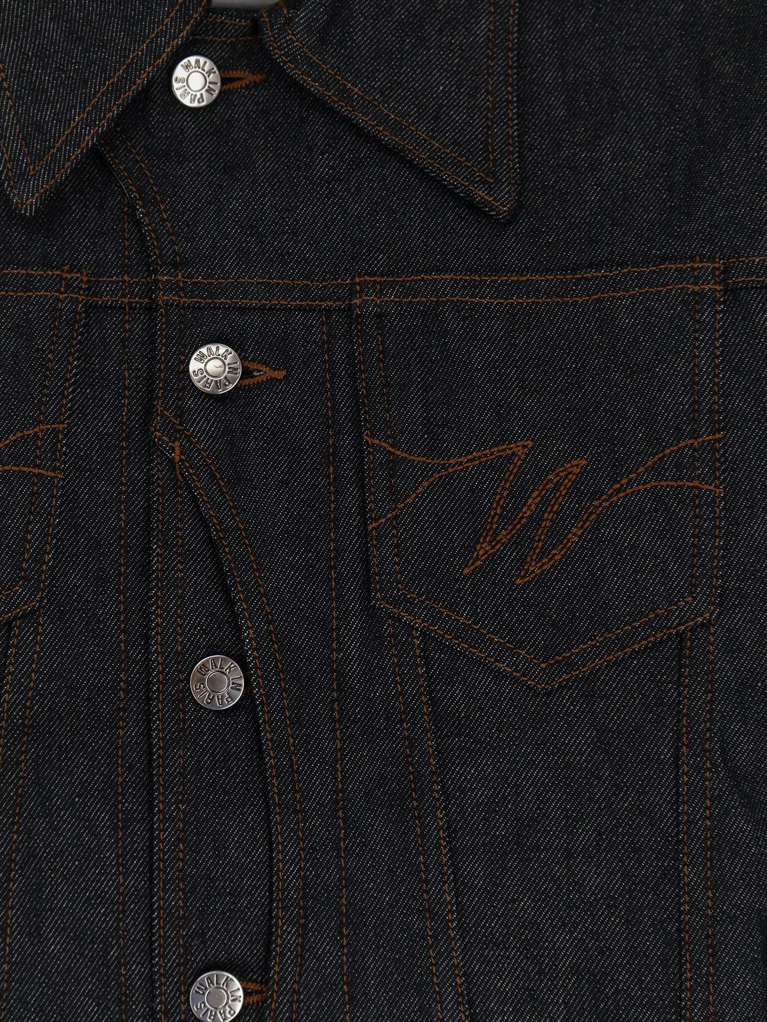 [WALK IN PARIS] Denim jacket SS26 BRUTDENIMPOSTMANBLEU