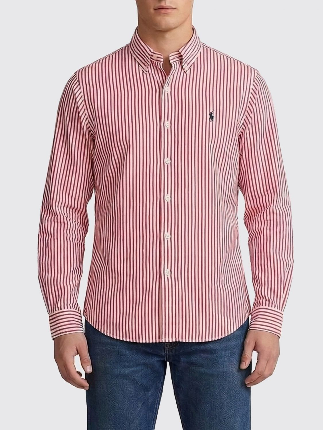 [Polo Ralph Lauren] Shirts Long Sleeve SS26 710B15595 002
