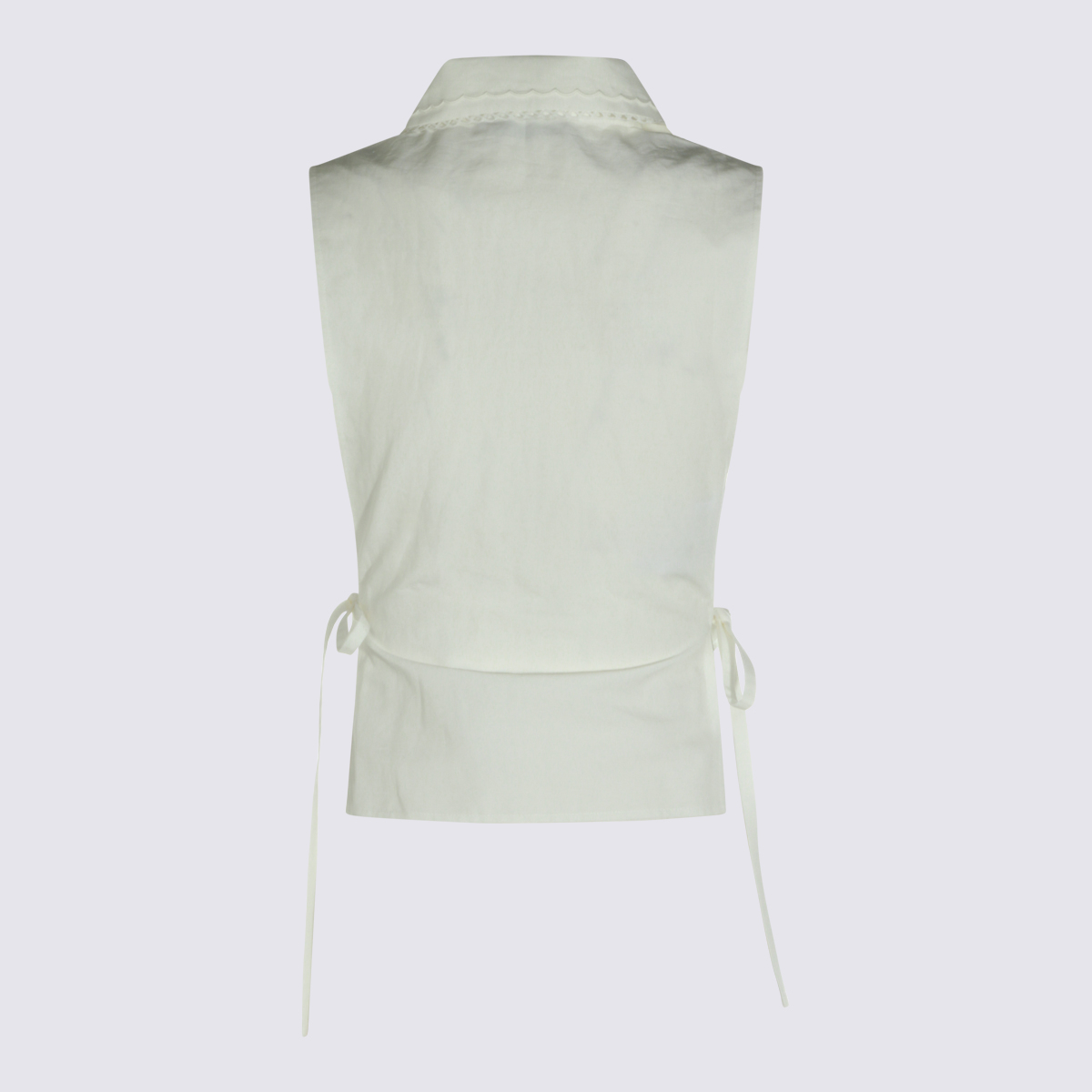 [Miu Miu] Shirts Sleeveless FW26 MK2041SOOO163MF0009