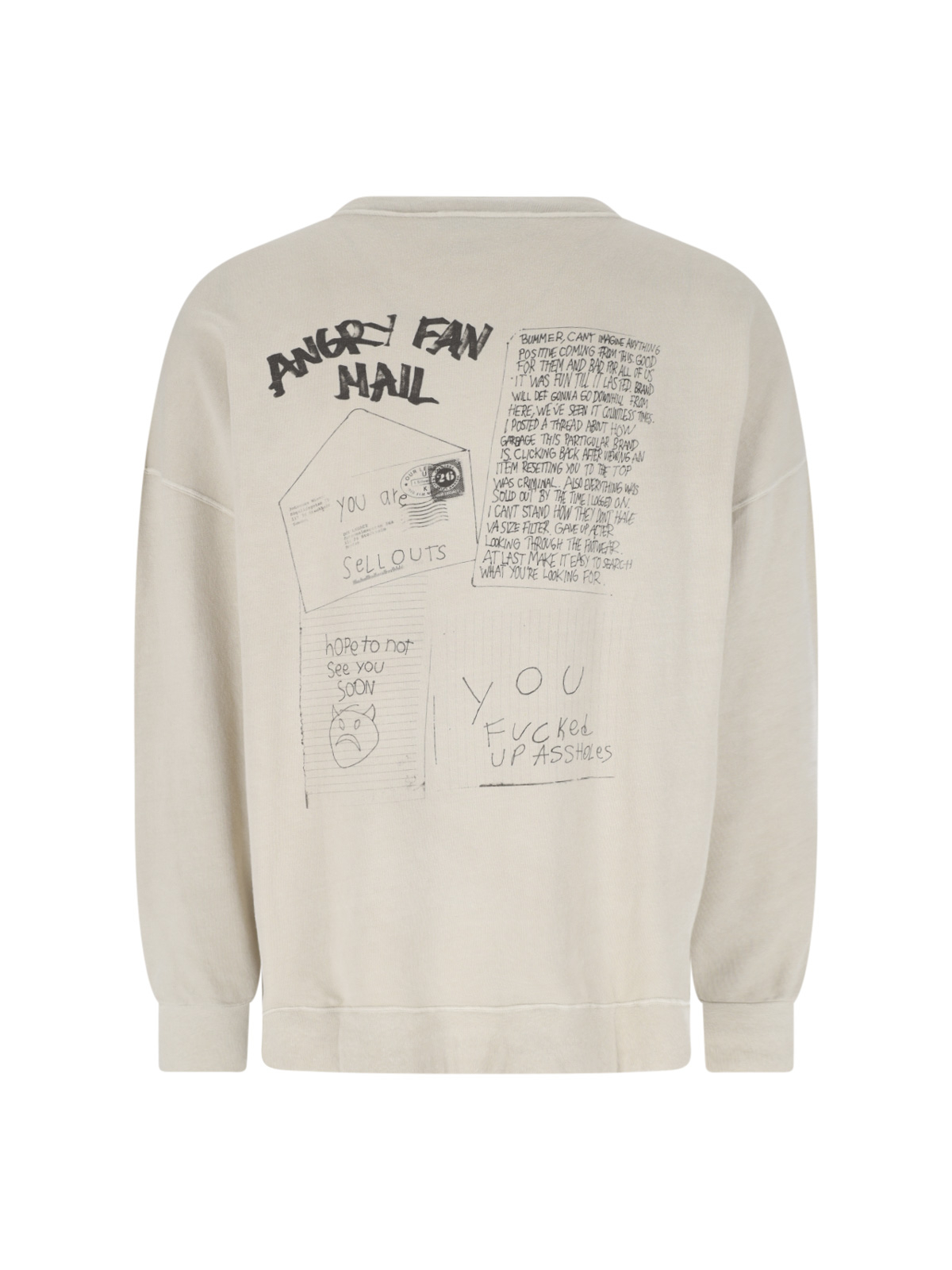 [Our Legacy] Sweatshirt SS26 M2266SAANGRY FAN MAIL PRINT