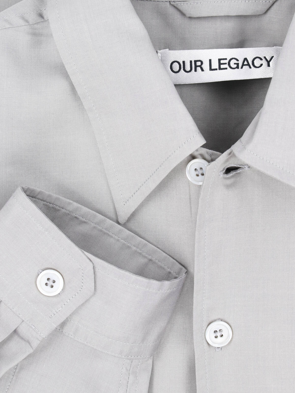 [Our Legacy] Shirts Long Sleeve SS26 M2262EWGWILLOW GREY SOFTFLOW TENCEL