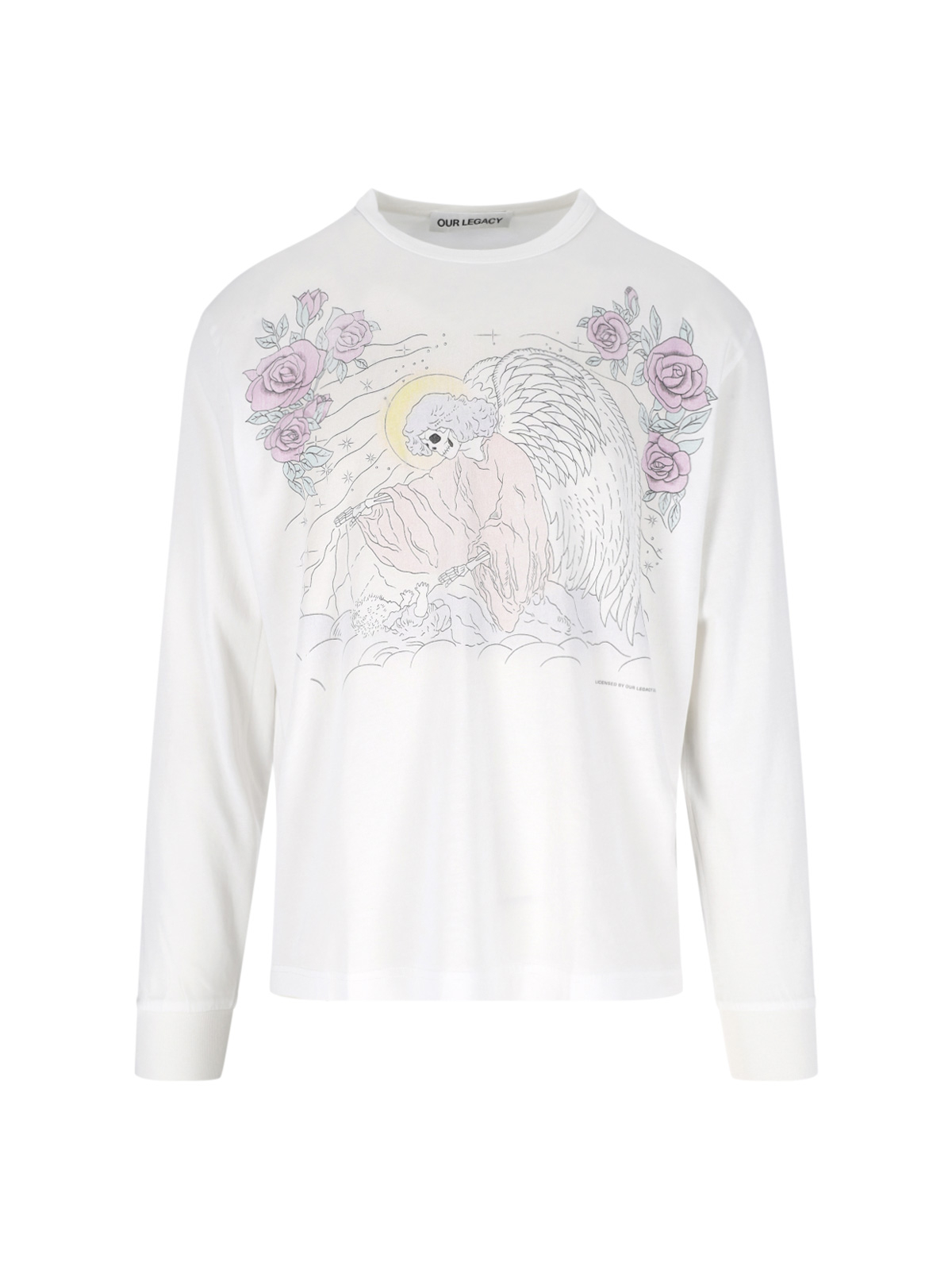 [Our Legacy] T-shirts Long Sleeve SS26 M2266CFPFAREWELL PRINT