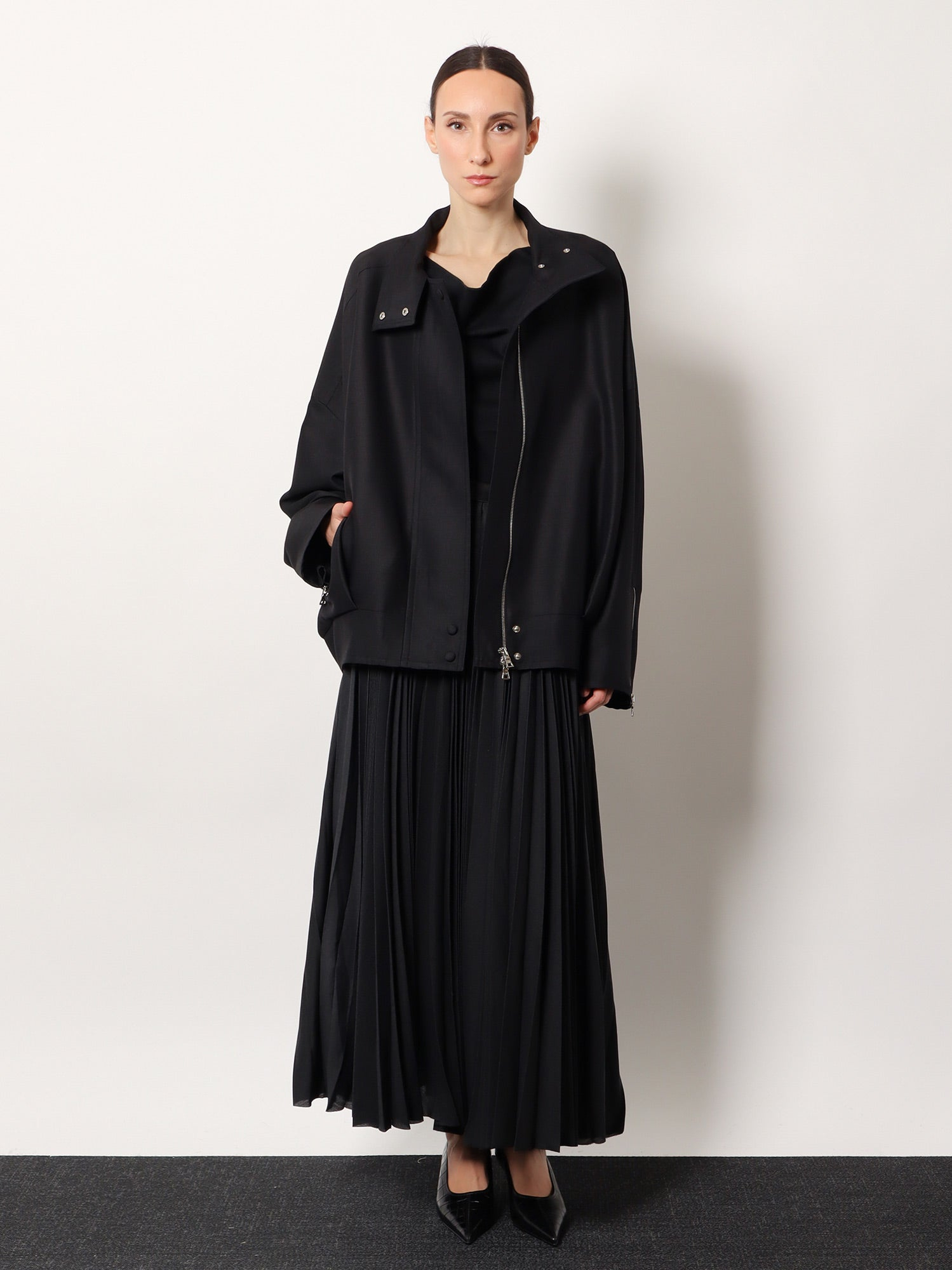 [R2W] Long skirt SS26 ROSKEB11159NBLACK