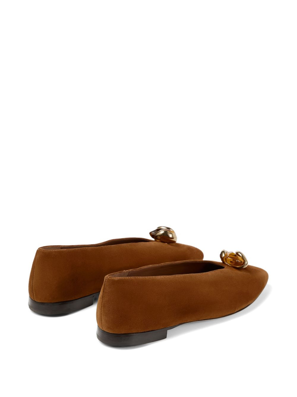 [Jimmy Choo] Flat shoes FW26 MARGOTFLATBSBTAN/AMBER
