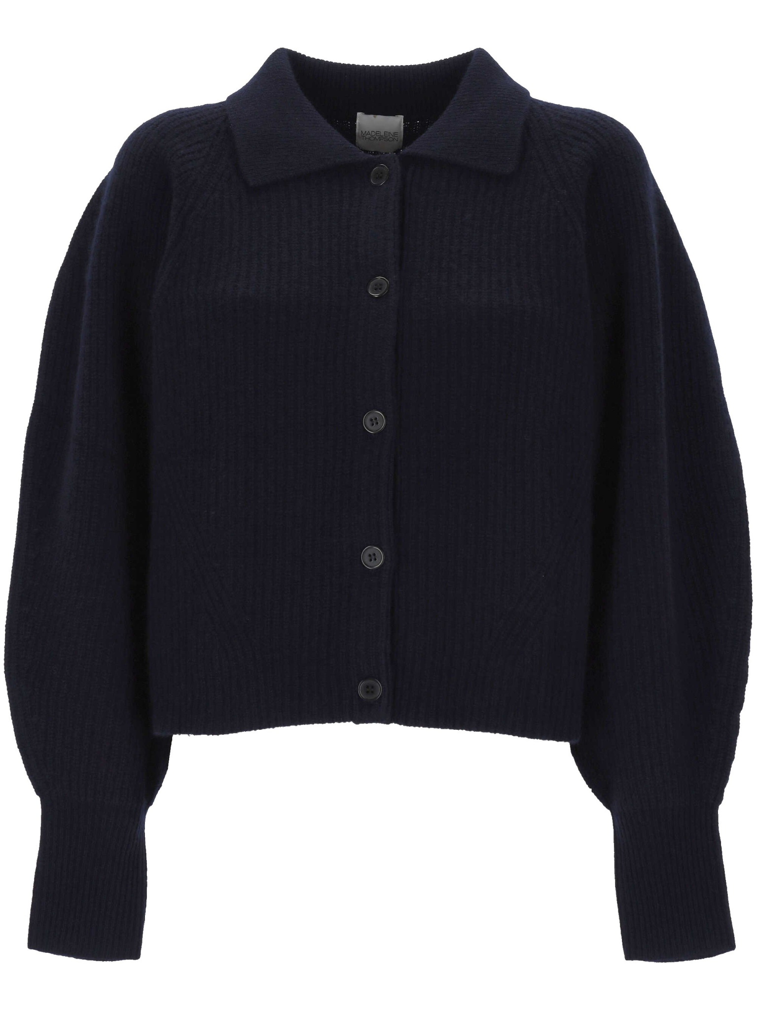 [MADELEINE THOMPSON] Cardigan FW25 AW25C02NAVY