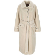 [Urbancode] Fur Jacket FW25 BJ20014RICE