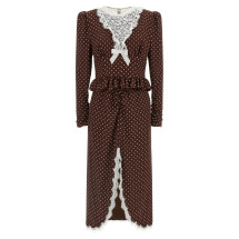 [Alessandra Rich] Long sleeve dress SS26 FABX4281F46861659