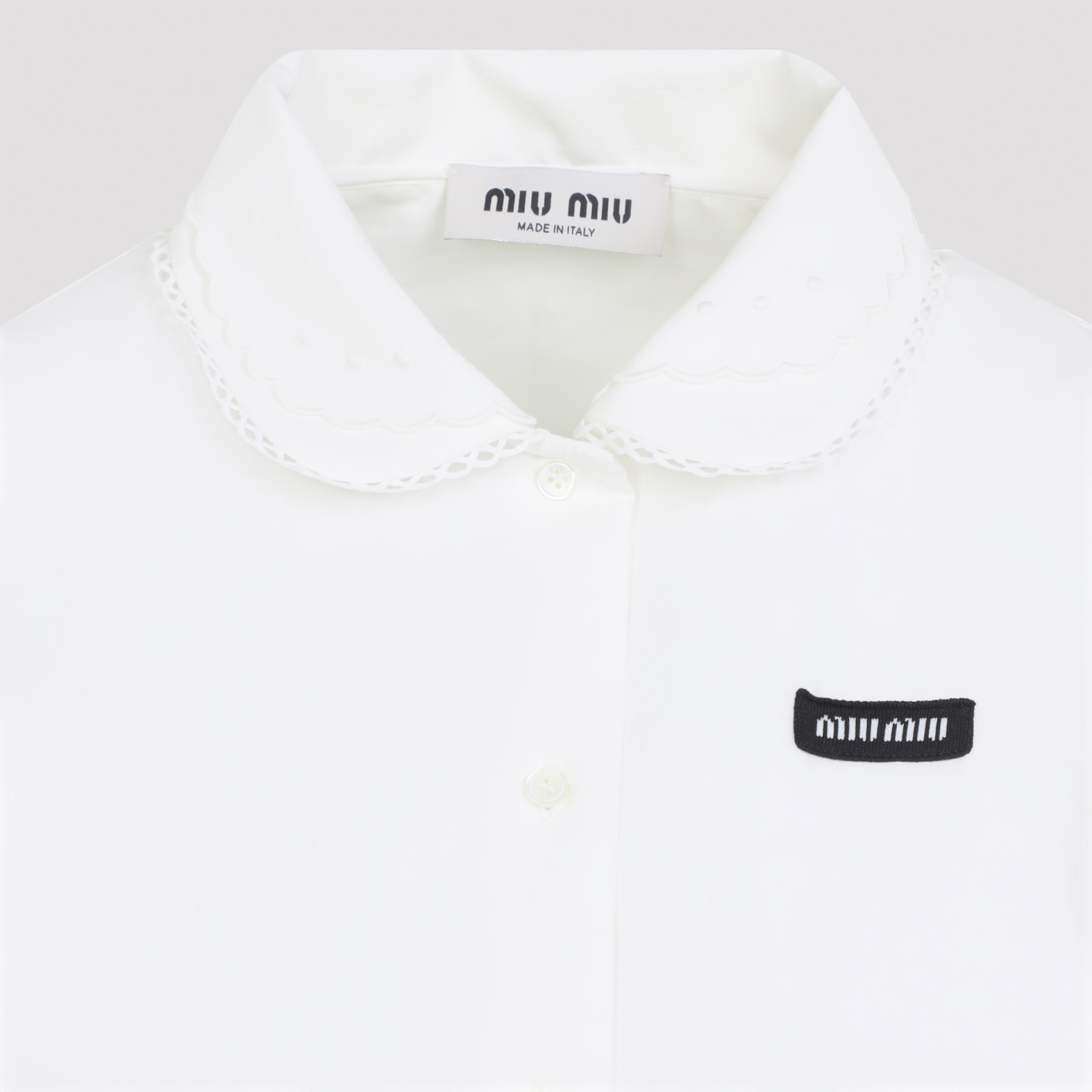 [Miu Miu] Shirts Sleeveless FW26 MK2041SOOO.163M