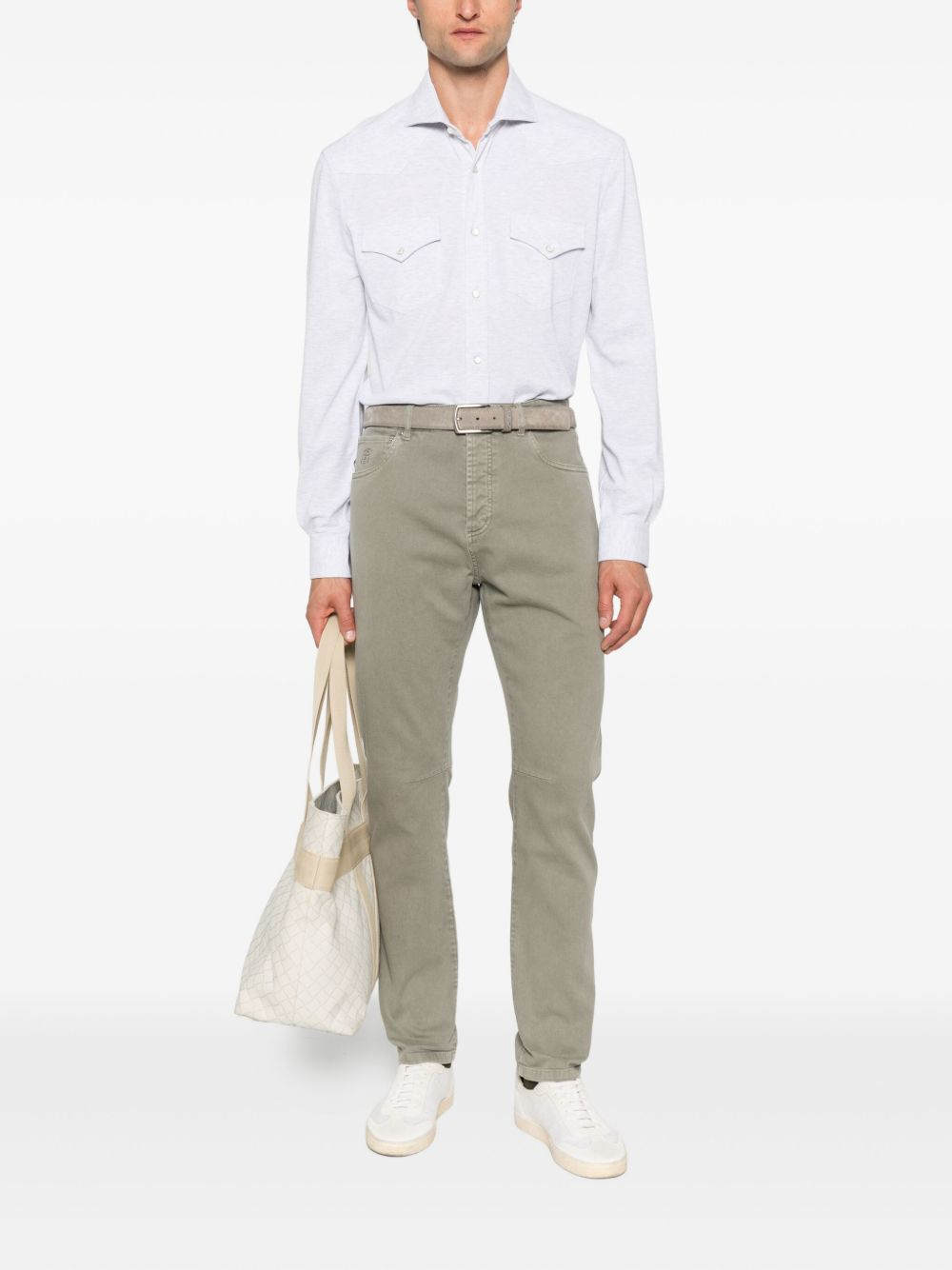 [Brunello Cucinelli] Shirts Long Sleeve SS26 ME8546666C3657