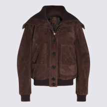 [The Attico] Leather Jacket FW26 261WCB00130LBT144AA204