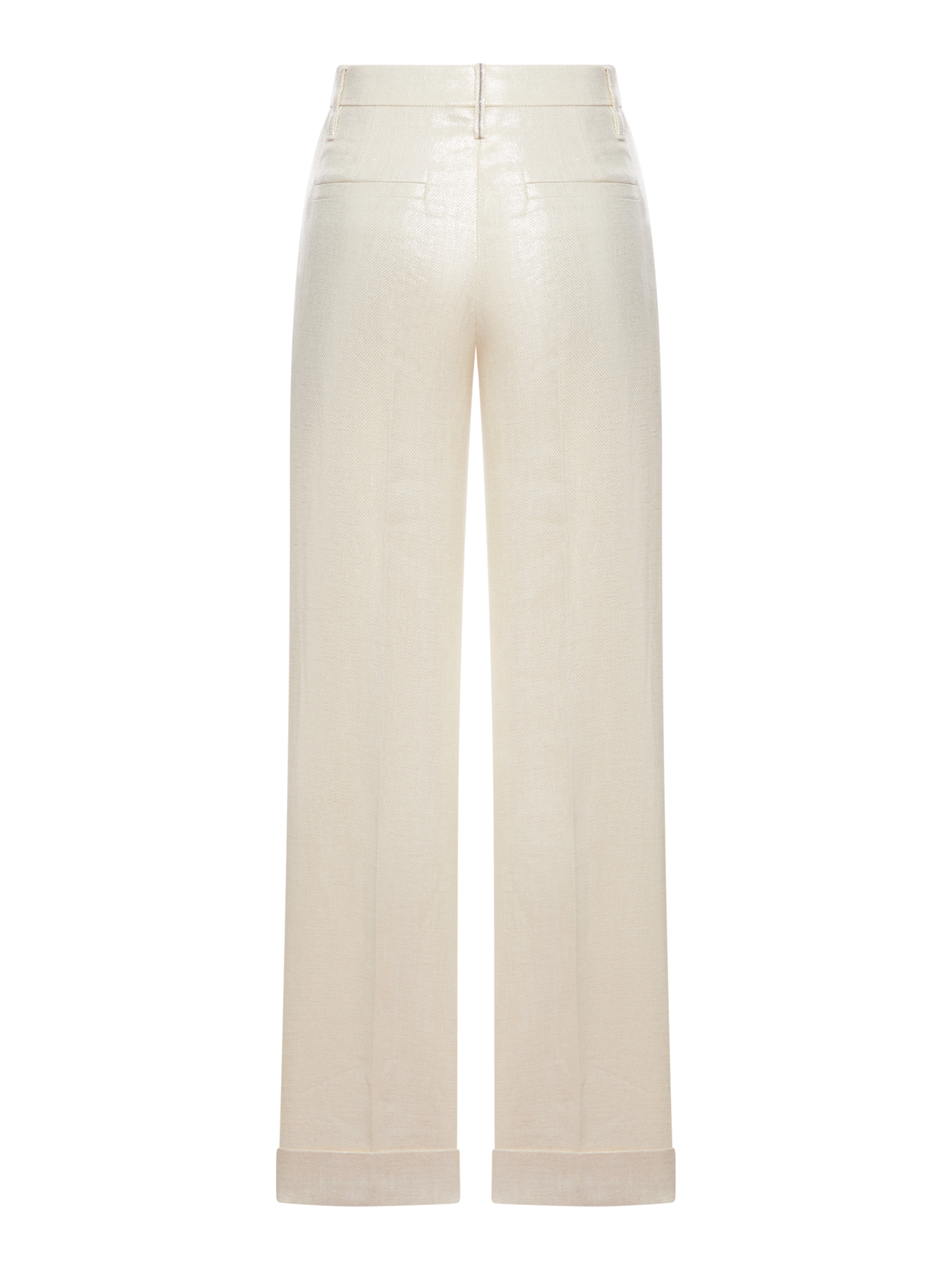 [Brunello Cucinelli] Trousers SS26 ML596P8492C729 PANAMA PLATINO