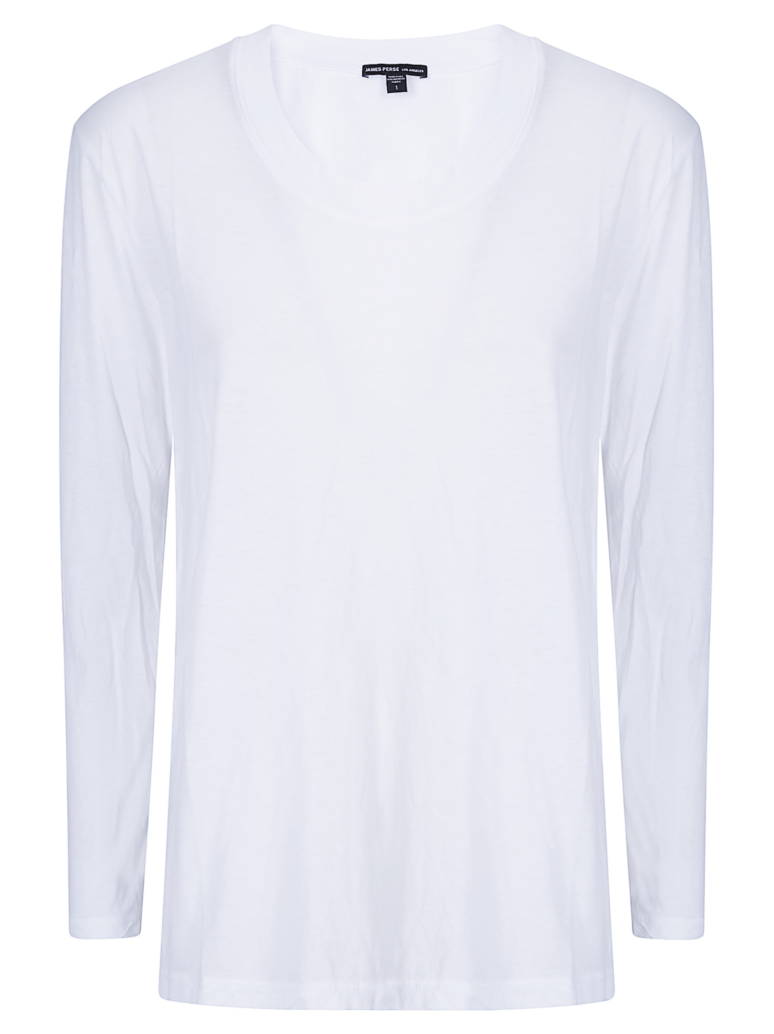 [JAMES PERSE] T-shirts Long Sleeve FW26 WKJ3637 WHT