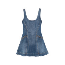 [Self - portrait] Sleeveless dress SS26 SS26-813SBLBLUE