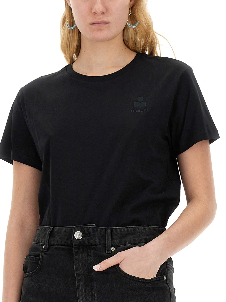 [Marant Etoile] T-shirts Short Sleeve FW26 TS0070FA_A1N98E01BK
