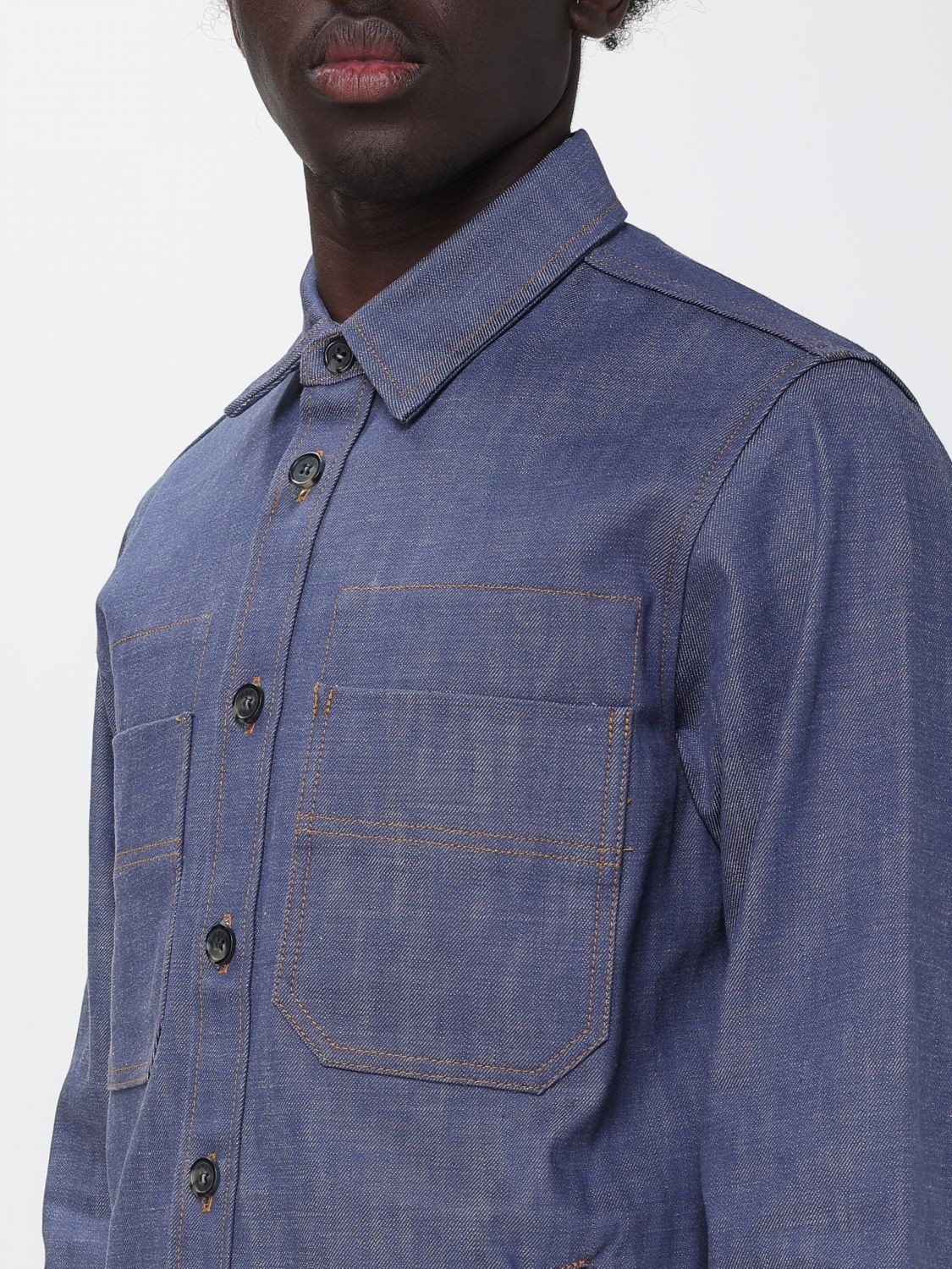 [A.P.C.] Shirts Long Sleeve SS26 COHLXM32027 IAA