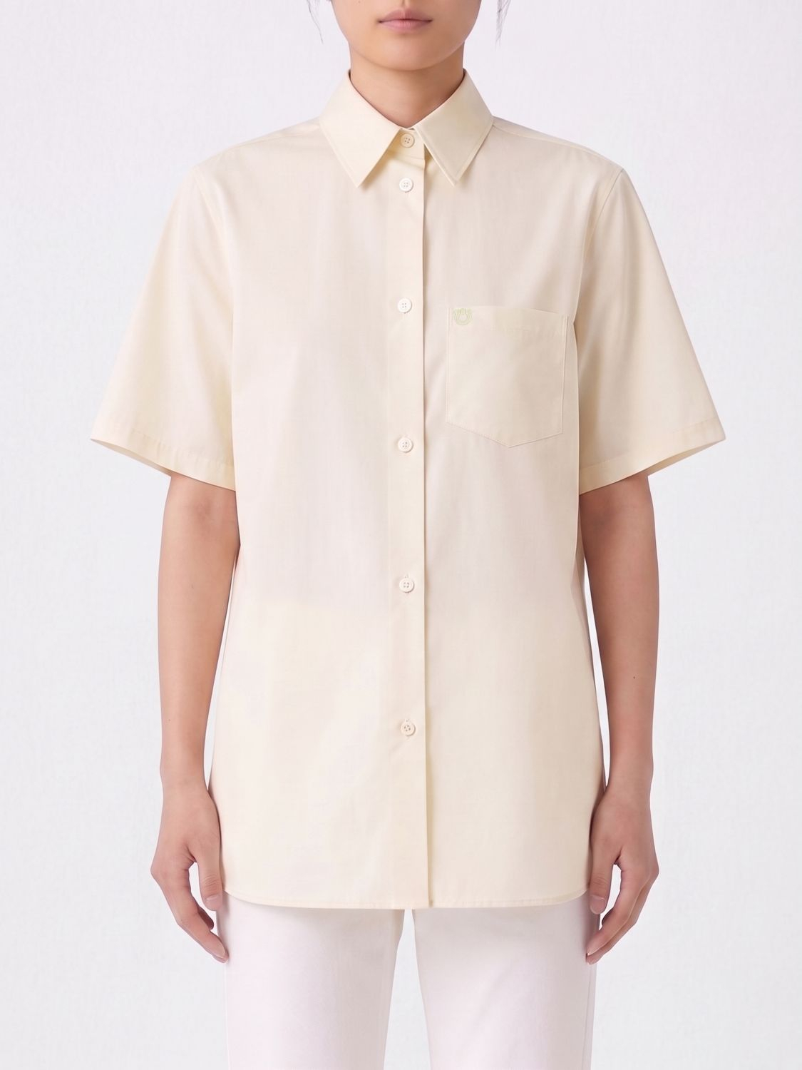 [Ferragamo] Shirts Short Sleeve SS26 791702 PARCHMENT