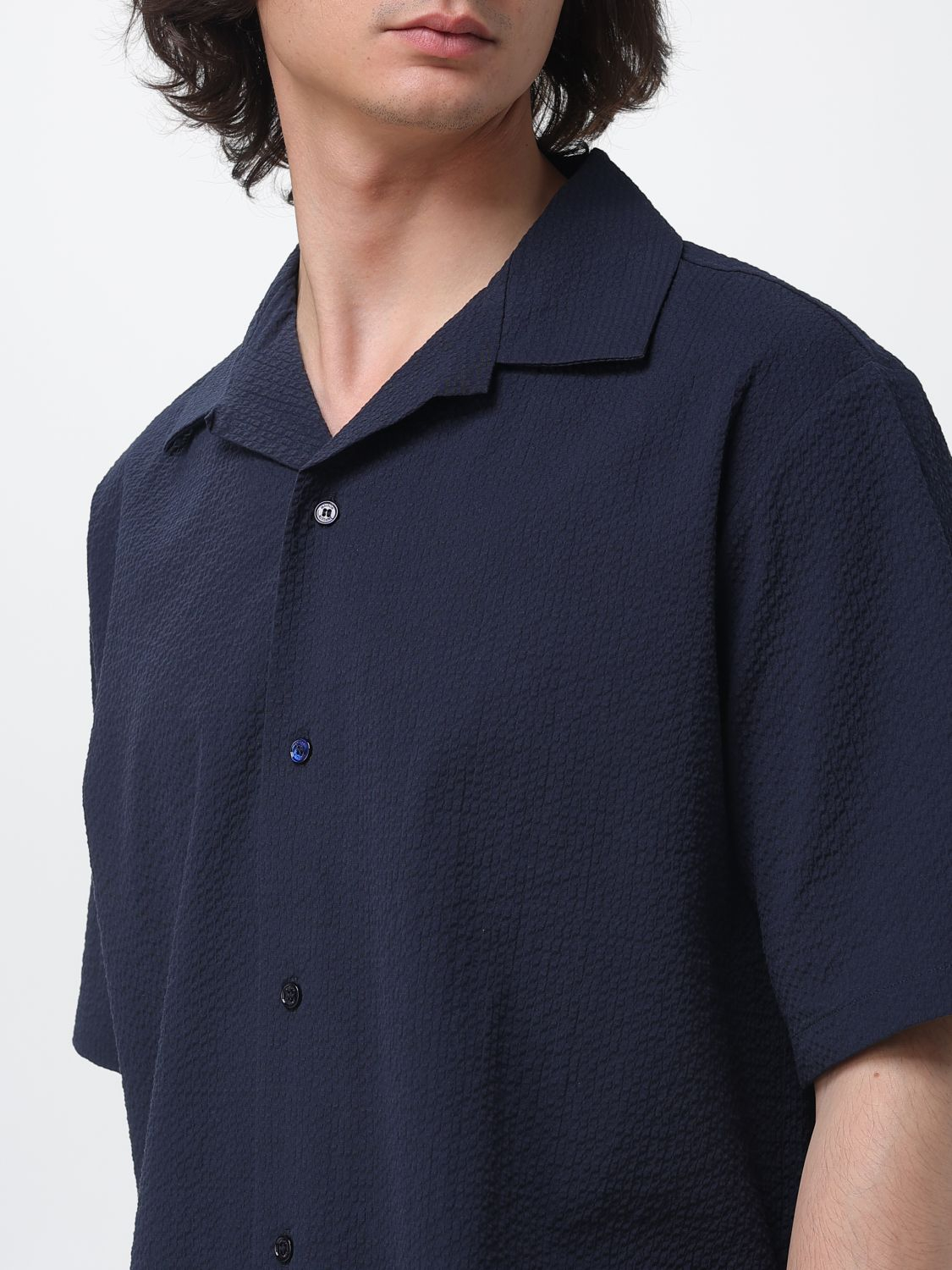 [MAISON KITSUNE] Shirts Short Sleeve SS26 QM00407WC5082 0413