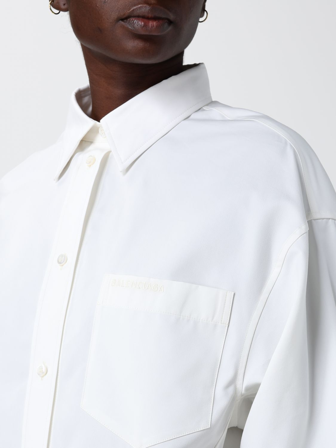 [Balenciaga] Shirts Long Sleeve SS26 872318TUM18 9000