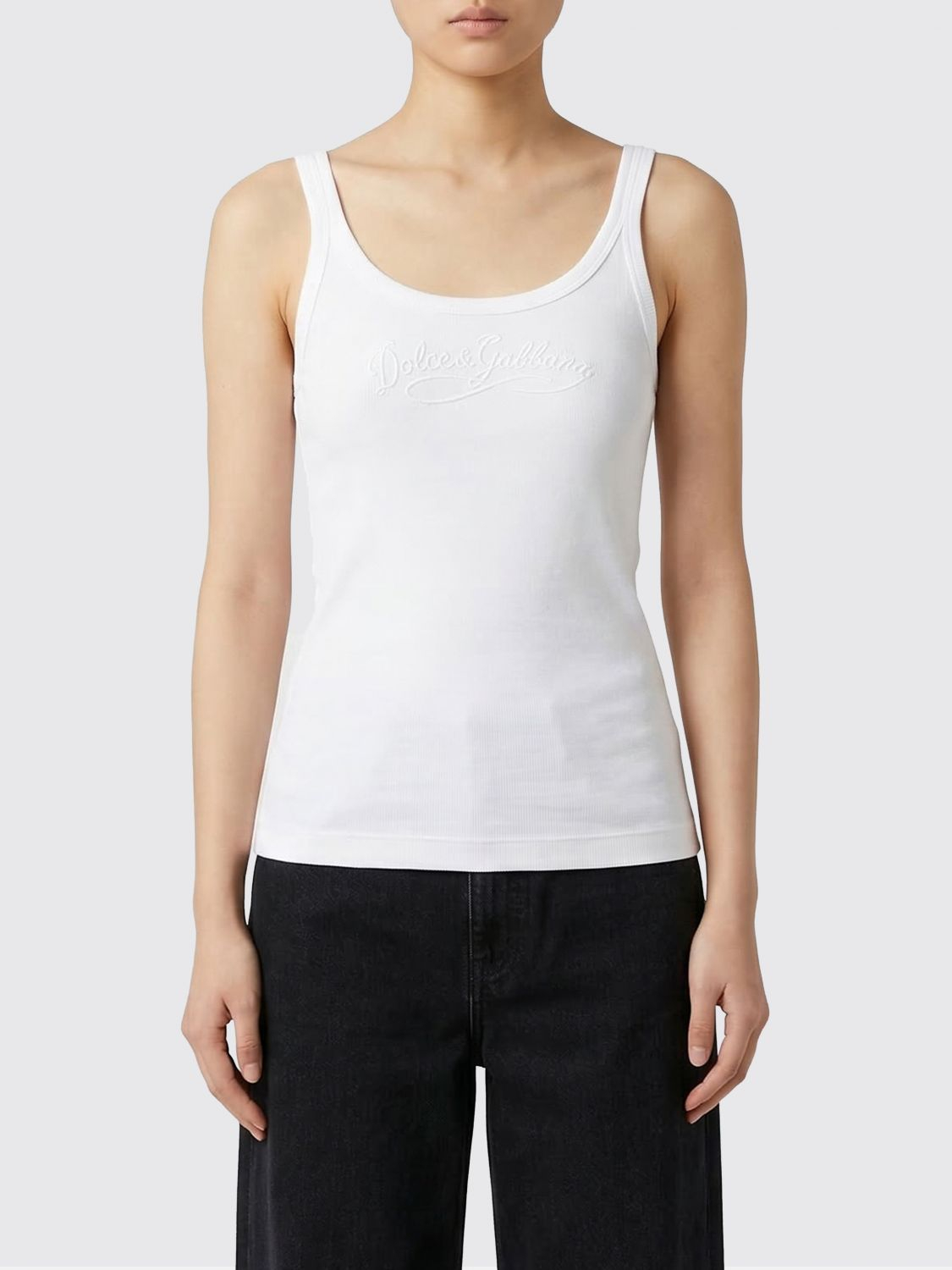 [Dolce & Gabbana] Tank top SS26 F8K97ZGDDL0 W0800