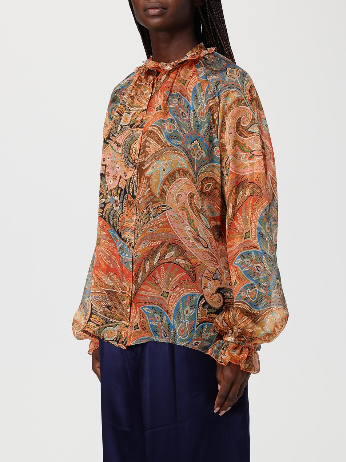 [Etro] Shirts Long Sleeve SS26 WRIA0109AKI48 X0863