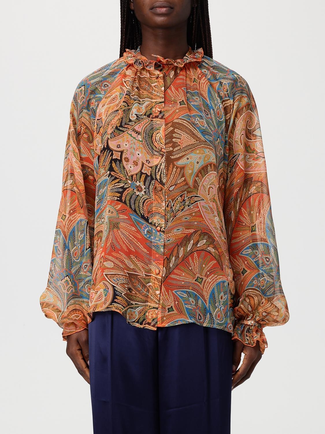 [Etro] Shirts Long Sleeve SS26 WRIA0109AKI48 X0863