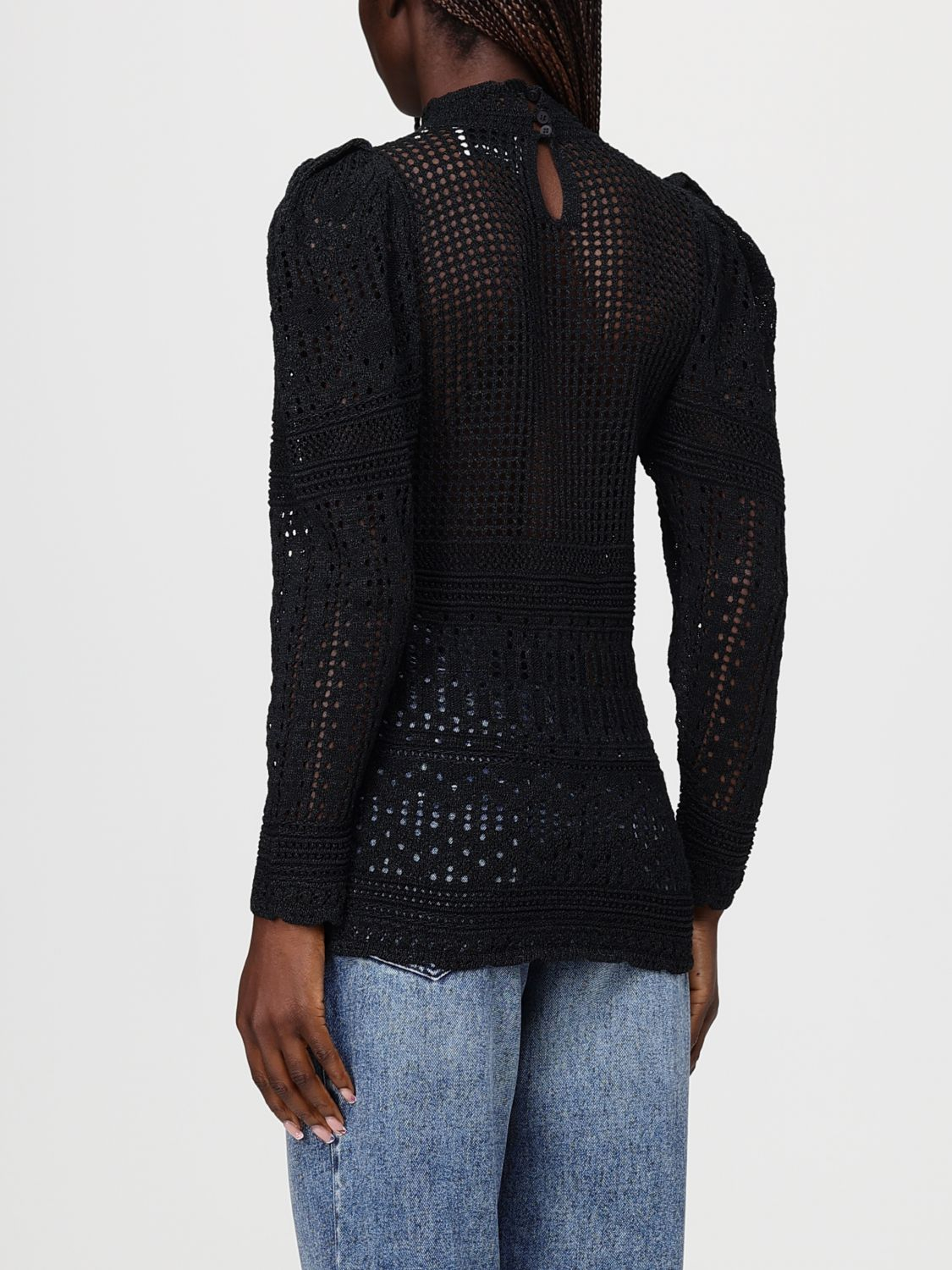 [Isabel Marant] Blouse SS26 PU0841FAD1L08I 01BK