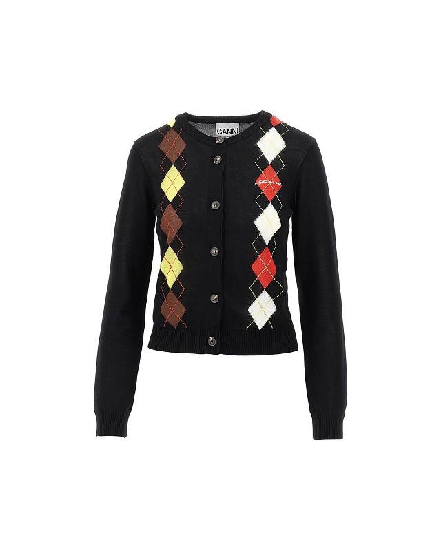 [GANNI] Cardigan FW26 A1160009.099-099