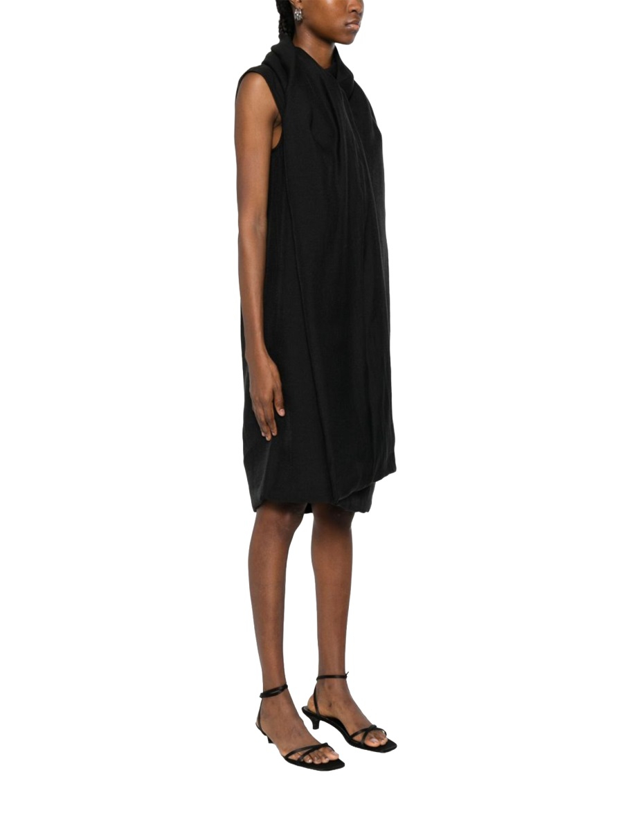 [TOTEME] Dress FW25 254WRD0251FB_BLACK001