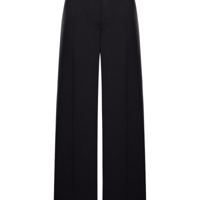 [TOTEME] Pants FW25 254WRB0303FB0475_BLACK001