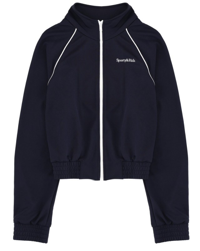 [SPORTY&RICH] Zip up FW25 JA06664300BL107_DARKNAVY/WHITE
