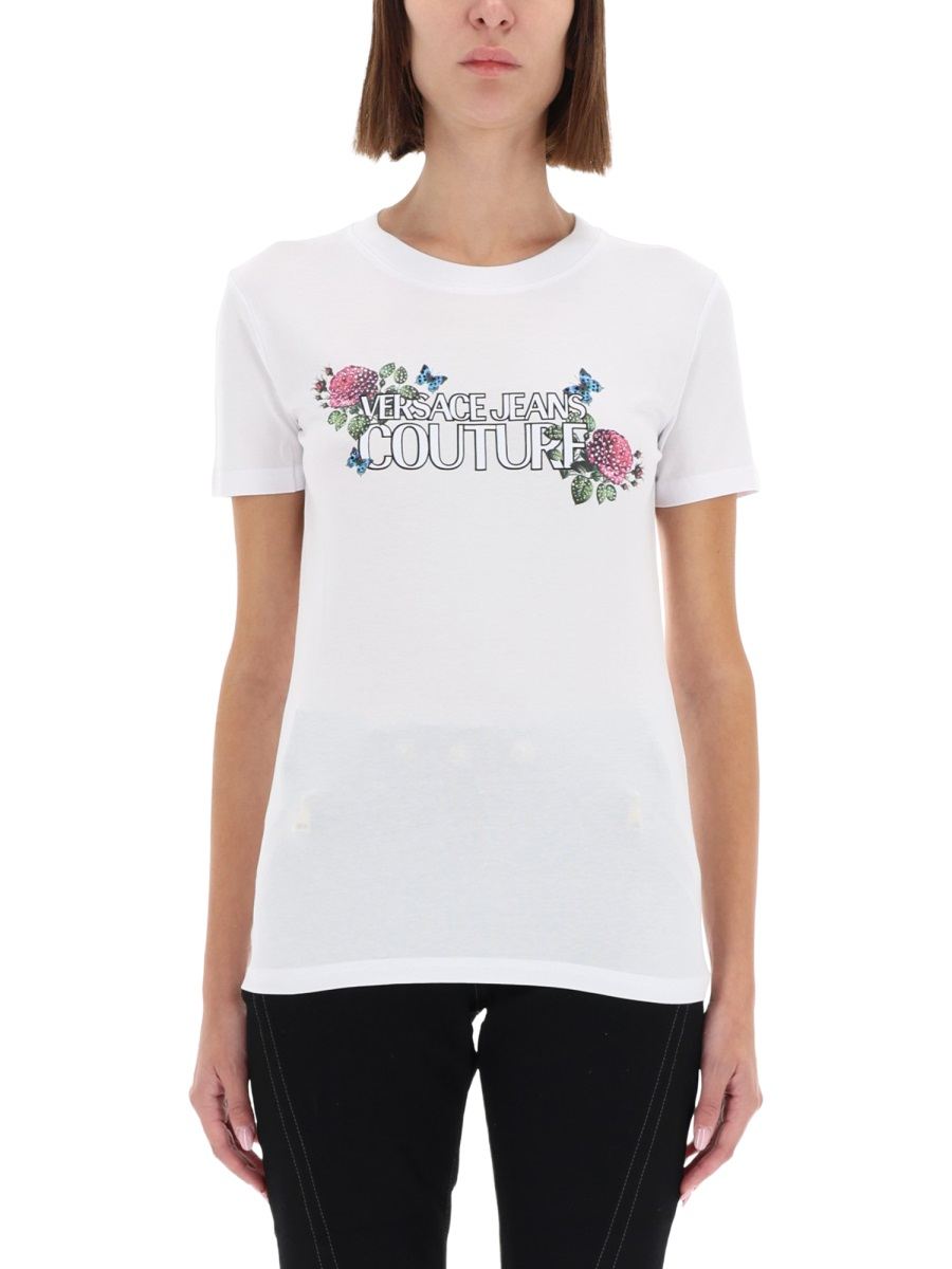 [VERSACE JEANS COUTURE] T-shirts Short Sleeve FW25 79HAHB00_CJB01003