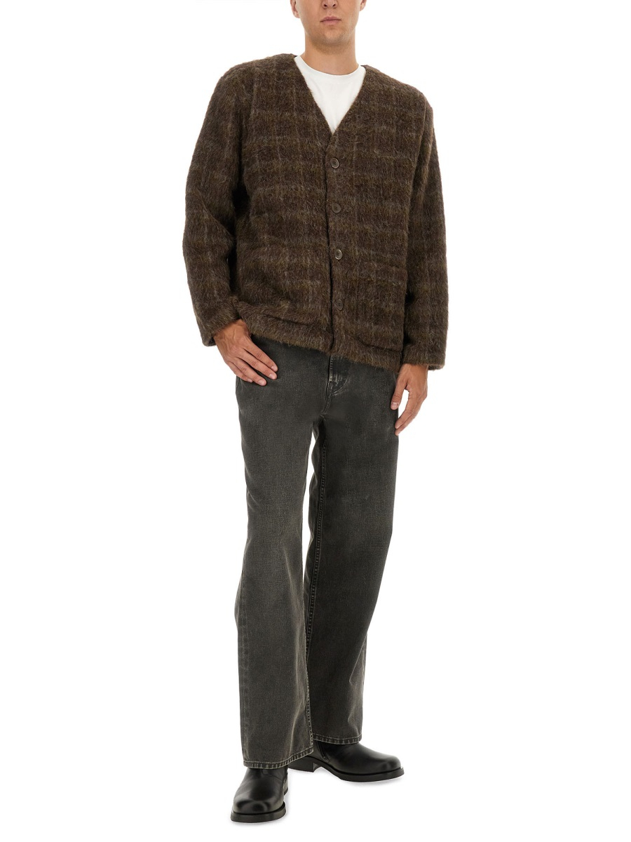 [Our Legacy] Cardigan FW25 M4256CD_DORFCHECKHAIRYWOOL