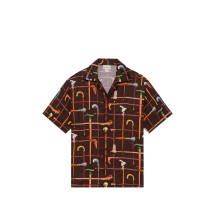 [DROLE DE MONSIEUR] Shirts Short Sleeve SS26 KSH230VI033BN