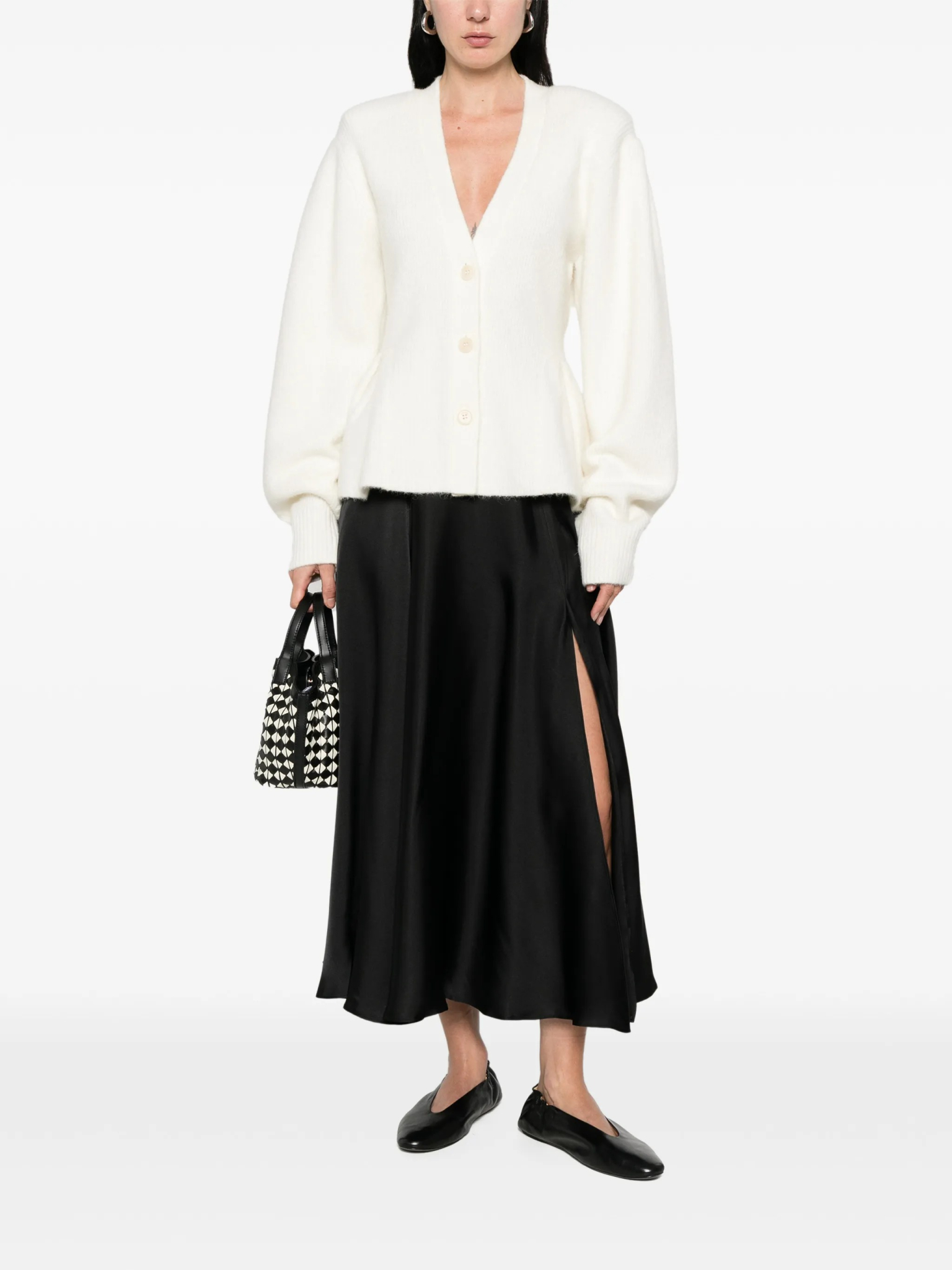 [Anine Bing] Long skirt SS26 A0411811BLK26