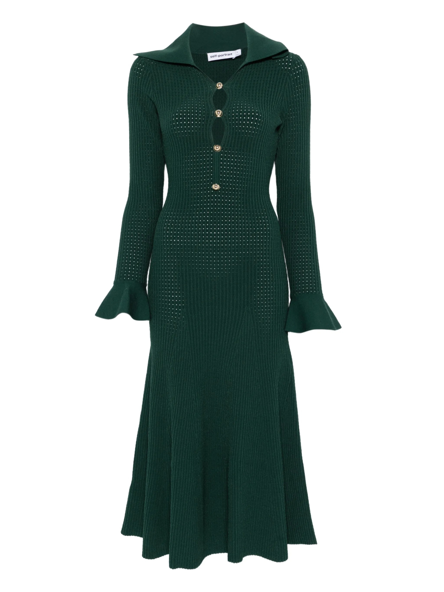 [Self-portrait] Long sleeve dress SS26 RS26138MAG